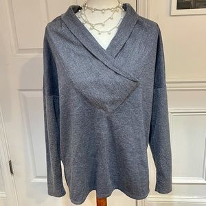 Dress Barn Sunday Mock Neck Knit Sweater, Lg